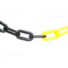 Corrente De Proteção Amarela/preta 6mm Ferreira Mold Pacote C/ 10 Metros - 2