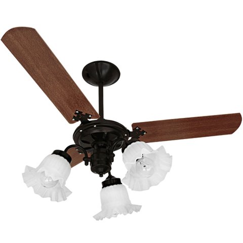 Ventilador de Teto New Beta 3 Pás 96cm Ppm Preto 220V Ventidelta