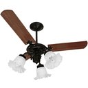 Ver imagem 1 de Ventilador de Teto New Beta 3 Pás 96cm Ppm Preto 220V Ventidelta
