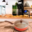 Ver imagem 2 de Frigideira Enjoy Reta 20cm com Tampa de Vidro Design Inovador e Funcional
