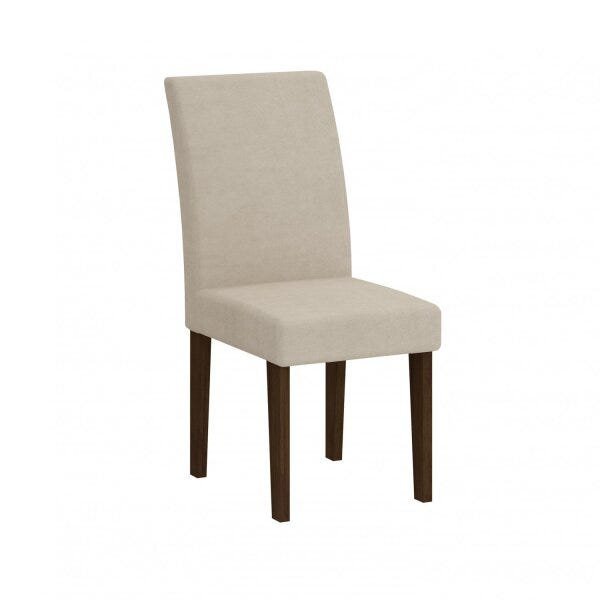 Conjunto Sala de Jantar Mesa Tampo Vidro/MDF Branco 180cm Verona 6 Cadeiras Grécia Rufato - 3