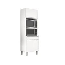 Armário Paneleiro Torre Quente Andreia Branco Ajl Móveis - 1