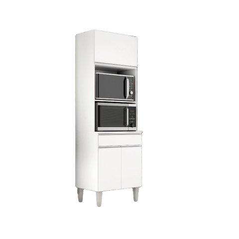 Armário Paneleiro Torre Quente Andreia Branco Ajl Móveis