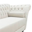 Ver imagem 4 de Recamier Decorativo Divã Styllus Lado Esquerdo Bouclé Marfim