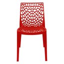 Ver imagem 3 de Cadeira Gruvyer Design Cozinha Sala de Estar Jantar Vermelho