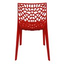 Ver imagem 4 de Cadeira Gruvyer Design Cozinha Sala de Estar Jantar Vermelho