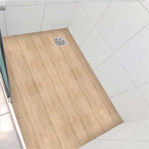 Piso vinil para box antiderrapante madeira amendola - 1,20 x 0,97 metros