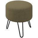 Ver imagem 1 de Puff Puf Para Sala Pes Metal Small Veludo SL 945 Peer