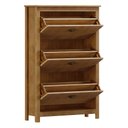 Ver imagem 5 de Sapateira Madeira Maciça Rústica Branca ou Marrom Grande:freijo