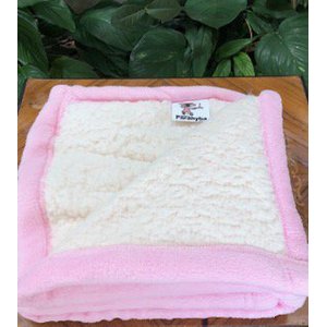 Cobertor Mink Sherpa Liso Bebê Cobertores Parahyba Rosa
