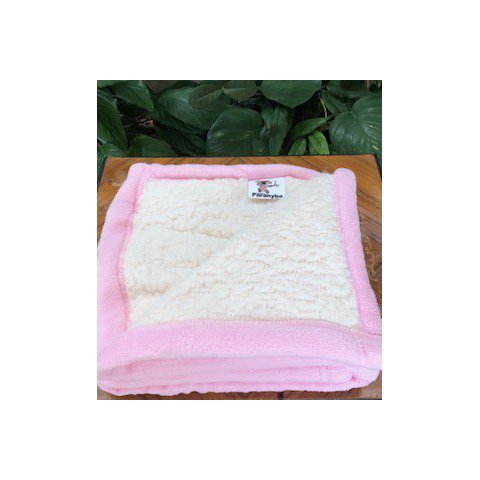 Cobertor Mink Sherpa Liso Bebê Cobertores Parahyba Rosa