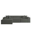 Ver imagem 7 de Sofá Modular Luma Bouclê para Sala Moderna - Balaqui Decor Cor:grafite
