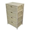 Ver imagem 2 de Gaveteiro Tradicional 4 Gavetas 41x30x72cm Junco