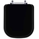 Ver imagem 1 de Assento Sanitário Elite Preto para vaso Celite