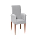 Ver imagem 1 de Cadeira Rubi Pés de Madeira Garapa Linho Off White