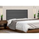 Ver imagem 3 de Cabeceira Painel Casal 1,40m La Italiana Suede Cinza