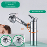 Torneira Banheiro Lavabo Gourmet com Misturador Monocomando Bancada Metal Articulada Cromada Modelo  - 3