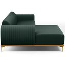 Ver imagem 6 de Sofá 4 Lugares com Chaise Esquerdo Sala Estar Molino 265cm D02 Linho Verde Musgo C-117 - Lyam Decor