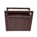 Ver imagem 3 de Revisteiro Cesto em Fita 34x20x30cm Argila