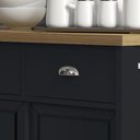 Ver imagem 6 de Balcao Aparador Buffet 2 Portas 85 Cm Ba145 Preto Dtall