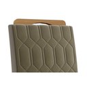 Ver imagem 4 de Cadeira Sala de Jantar Paola Wood Kit 4 Un Carvalho/linho Bege - Cimol