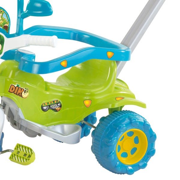 Triciclo Infantil Tico Tico Dino Verde Magic Toys - 4