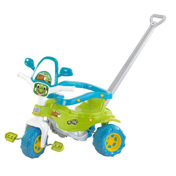 Triciclo Infantil Tico Tico Dino Verde Magic Toys - 2