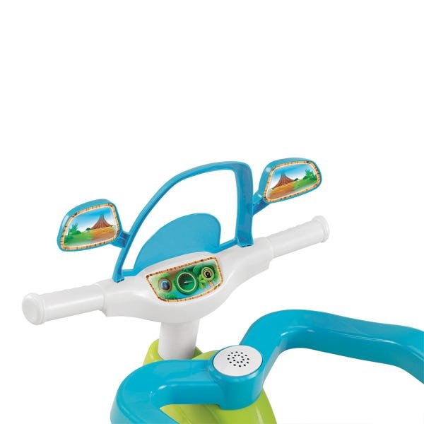 Triciclo Infantil Tico Tico Dino Verde Magic Toys - 3