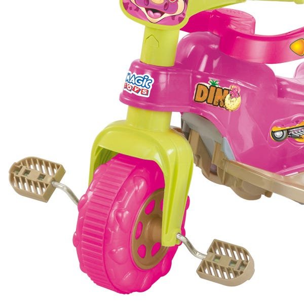 Triciclo Infantil Tico Tico Dino Pink Magic Toys - 2