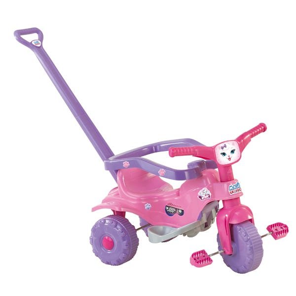 Triciclo Infantil Tico Tico Pets Rosa Magic Toys - 4
