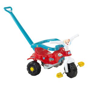 Triciclo Infantil Tico Tico Pets Azul Magic Toys