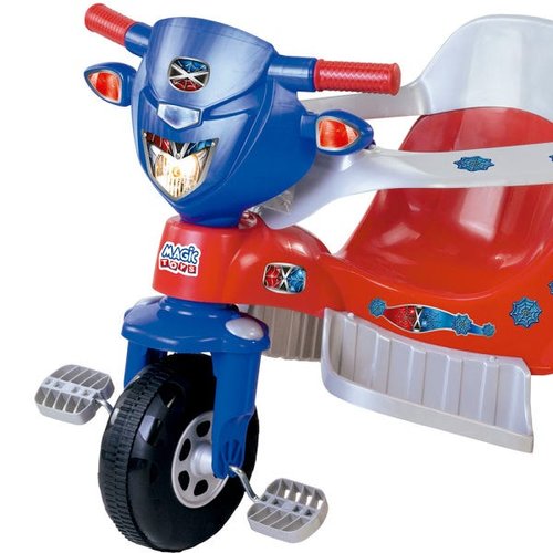 Triciclo Tico Tico Bichos Motoca Infantil Velotrol Menino Azul