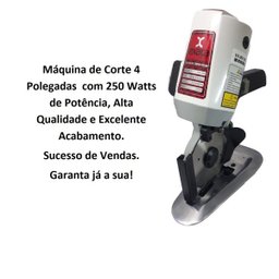 Máquina de Cortar Tecido 220v 4 Polegadas 250W -EX-250 EXATA - 8
