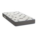 Ver imagem 4 de Cama Solteiro Simba Rosa Fosco Pés Madeira Natural com Colchão D33 - Reller Móveis