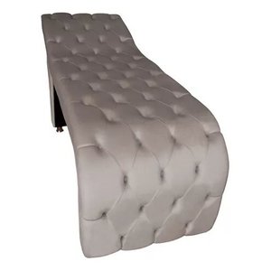 Maca Para Estética e Massagem Capitonê Atena Veludo Bege