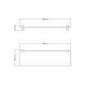 Ver imagem 4 de Prateleira de Vidro Tramontina Glass Reta com Suporte Injetado 500x150x8mm