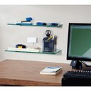 Ver imagem 2 de Prateleira de Vidro Tramontina Glass Reta com Suporte Injetado 500x150x8mm