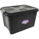 Ver imagem 2 de Caixa Organizadora Multiuso Plástica 30 Litros Kit 2 Peças:preto