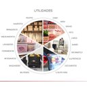 Ver imagem 4 de Caixa Organizadora Multiuso Plástica 30 Litros Kit 2 Peças:preto