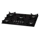 Ver imagem 1 de Cooktop 5 Bocas À Gás Mesa Vidro Fit Line Fischer Preto
