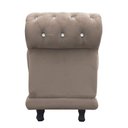 Ver imagem 4 de Recamier Barcelona Suede com Strass Bege