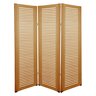 Biombo Ripado 3 Folhas c/ 06 Pezinhos - 1