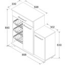 Ver imagem 7 de Balcao Fruteira Cozinha 2 Portas 89 Cm Mf185 Branco Dtall