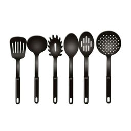 Kit Utensílios de Cozinha 5 Peças:preto - 3