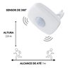 Sensor de Presença de Teto 360° com Fotocélula – Sobrepor - 5