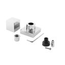 Ver imagem 3 de Acabamento Quadrado Registro Chuveiro Banheiro Cromado Padrão Docol