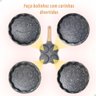 Panela Antiaderente Frigideira 4 em 1 Panquecas Ovos Hambúrg - 9
