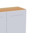 Ver imagem 4 de Armário Aéreo Denver 80cm 2 Portas MDF Giratória Branco Ditália Móveis