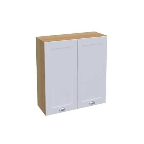 Armário Aéreo Denver 80cm 2 Portas MDF Giratória Branco Ditália Móveis