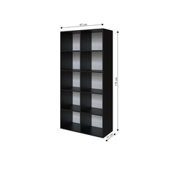 Estante com 10 Nichos Belle:preto - 4